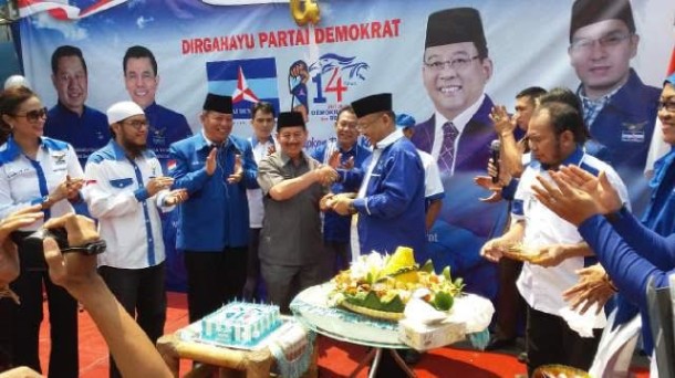 Demokrat Bandar Lampung Gelar Peringatan HUT ke 14 Partai Demokrat