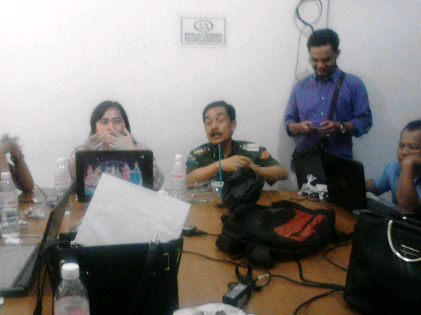 Foto: Nostalgia, Pj Wali Kota Metro Kunjungi Press Room Pemprov Lampung