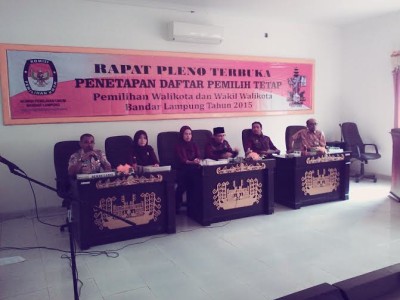 DPT Bandar Lampung Selisih 1.000 Lebih Mata Pilih