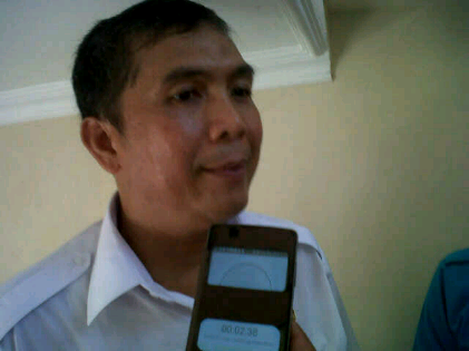 Kepala Bidang Survey dan Pemetaan BPN Lampung, Dr. Muhammad Irdan. | Sugiono/Jejamo.com