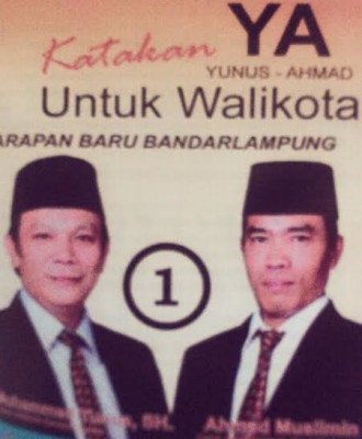 Visi Misi Calon Walikota Bandar Lampung, Katakan Ya (Yunus Ahmad)