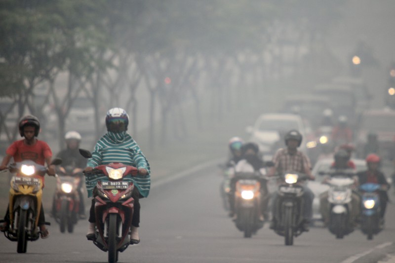 Kabut Asap, Warga Lampung Timur Diimbau Tetap Di Rumah