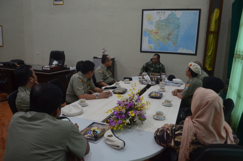 Korem 043/Garuda Terima Kunjungan FKPPI Lampung