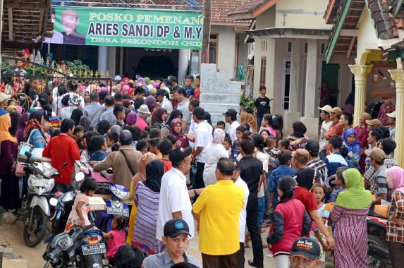 Aries Sandi Kampanye Dialogis di Kecamatan Way Lima Pesawaran