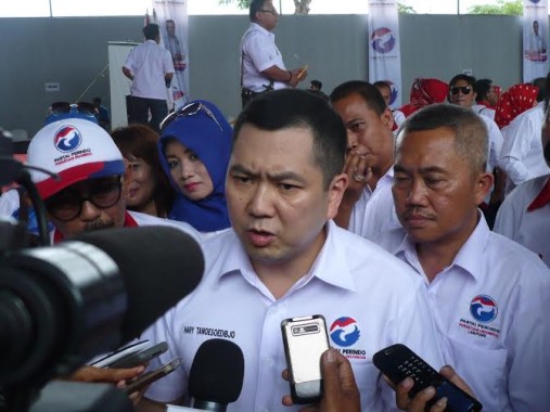 Ketua Umum Partai Persatuan Indonesia (Perindo) Hary Tanoesoedibjo | Nur Kholik/jejamo.com
