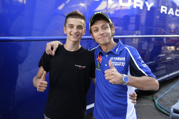 Luca Marini dan Valentino Rossi | ist