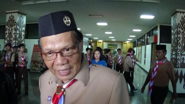 Rektor Universitas Lampung Hasriadi Mat Akin. | Sugiono/Jejamo.com
