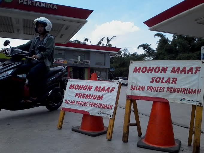 BBM Turun, Sejumlah SPBU di Bandar Lampung Kehabisan Stok