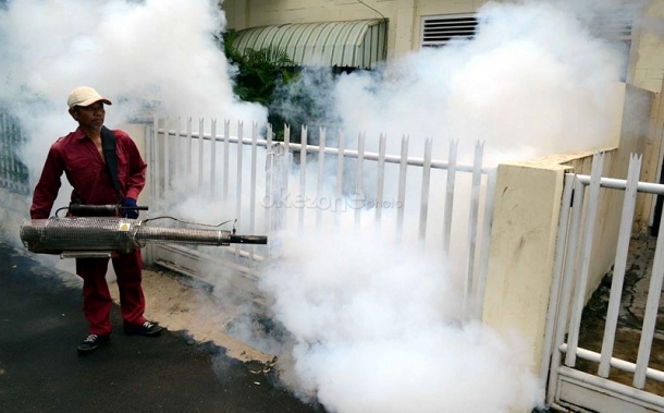Antisipasi Wabah DBD, Pemkab Lampung Utara Giatkan Fogging