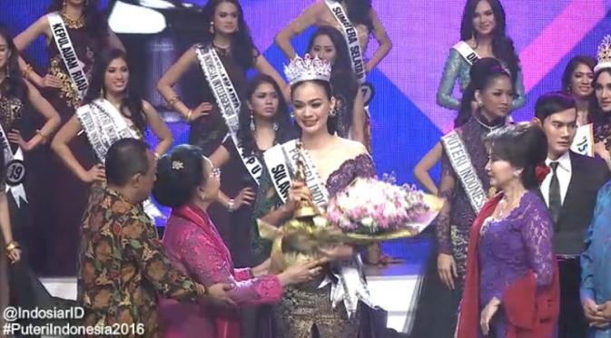 Kezia Roslin keluar sebagai pemenang Puteri Indonesia 2016 | ist