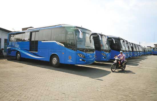 Kadishub Lampung: 20 Unit Bus Bantuan dari Kemenhub Diambil Minggu Depan