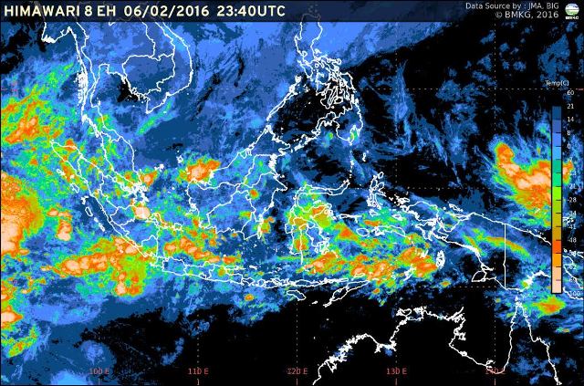 Hari Ini Lampung Bagian Barat Diprediksi Hujan Lebat
