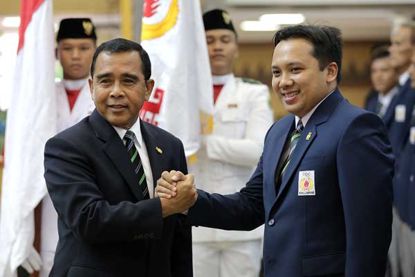 Ketua KONI Lampung M Ridho Ficardo (kanan) | ist
