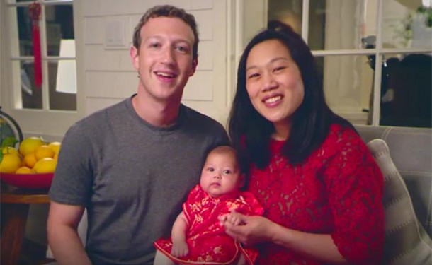 Rayakan Imlek, Mark Zukerberg Beri Nama Cina untuk Anaknya