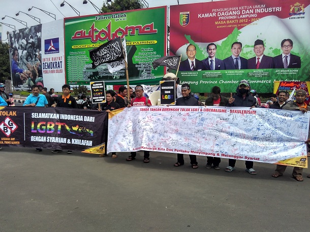 Demo Tolak LGBT Disambut Baik Warga Bandar Lampung