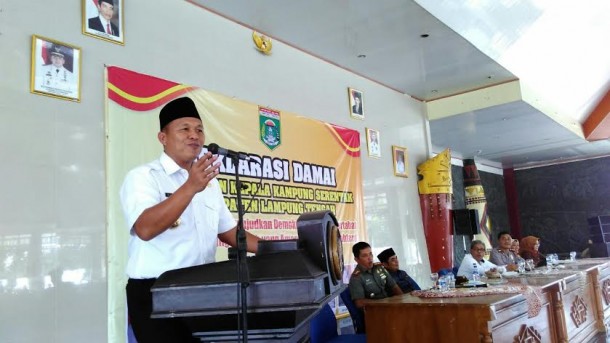 Bupati Lampung Tengah Nyatakan Netral Dalam Pilkakam 2016
