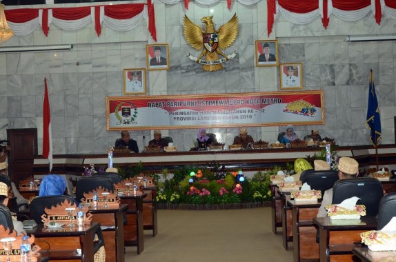 DPRD Metro Gelar Paripurna HUT Ke-52 Lampung