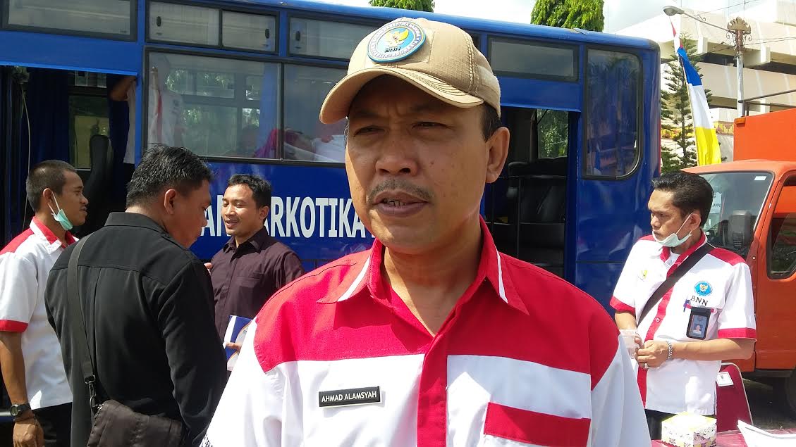 Kabid pencegahan dan pemberdayaan masyarakat, BNN Lampung,  Ahmad Alamsyah. | Arif/Jejamo.com