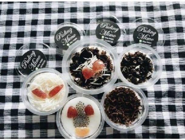 Nikmatnya Puding Mimo Cream Nabati Lampung Utara