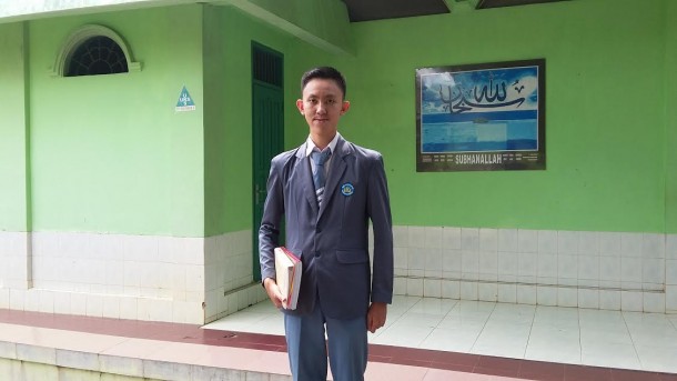 Novan Harikas Juon, Siswa SMA Negeri 2 Bandar Lampung Lancar Mengerjakan Soal UN