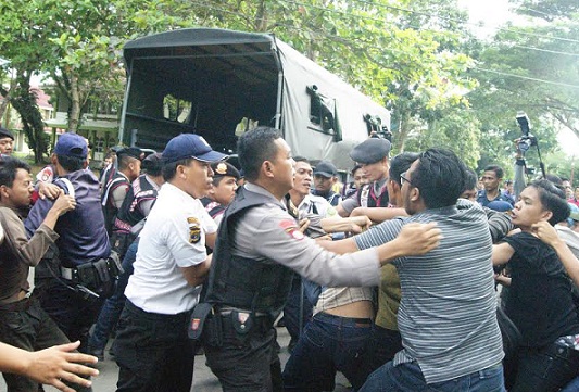 Polisi Benarkan Penangkapan 15 Mahasiswa IAIN Raden Intan Diduga Provokator
