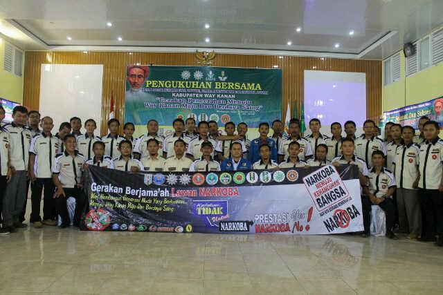 Pengukuhan bersama Pimpinan Daerah Muhammadiyah, Pemuda Muhammadiyah, Aisiyah, dan Nasyiatul Aisyiyah. | Prika/Jejamo.com