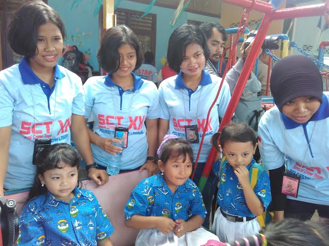 Sexual Crime Team Polresta Bandar Lampung Berikan Penyuluhan kepada Siswa TK Pendidikan Seks