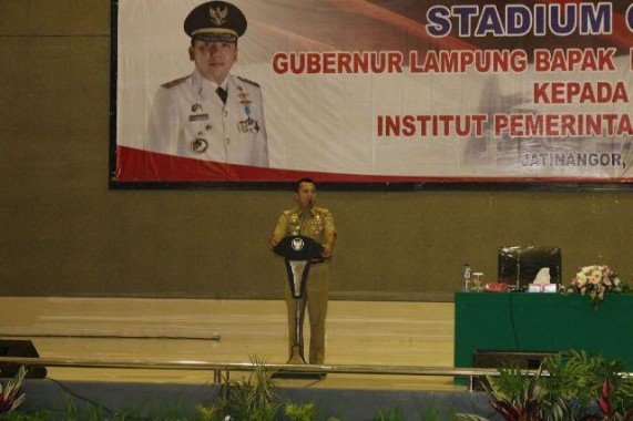 Beri Kuliah di IPDN, Gubernur Lampung Paparkan Inovasi Daerah