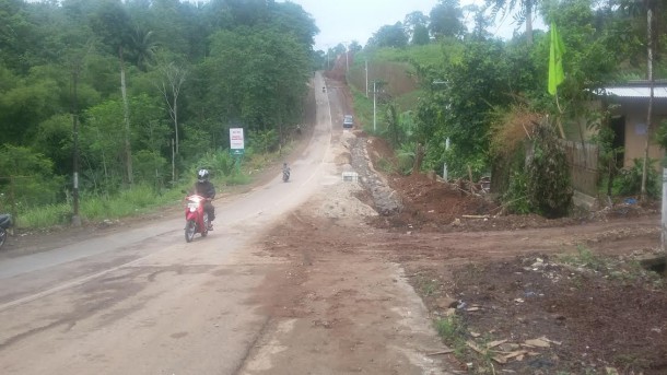 Jalan Raden Imba Kesuma Bandar Lampung Dilebarkan, Lalu Lintas Dialihkan