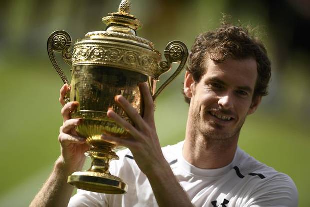 Kalahkan Milos Raonic, Andy Murray Juara Wimbledon 2016