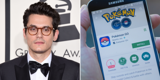 John Mayer bermain Pokemon Go
