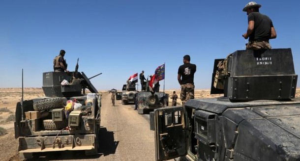 Pasukan Irak di Kota Mosul