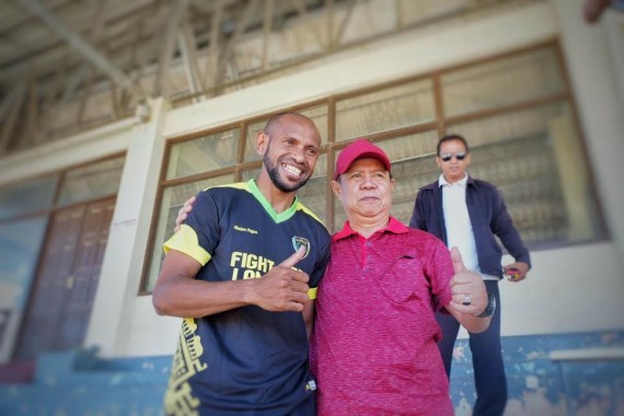 Wakil Gubernur Bachtiar Basri Lihat Seleksi Pemain Sakai Sambayan Lampung FC