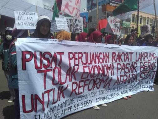 Demo Hari Tani, LBH Bandar Lampung: Reforma Agraria Gagal