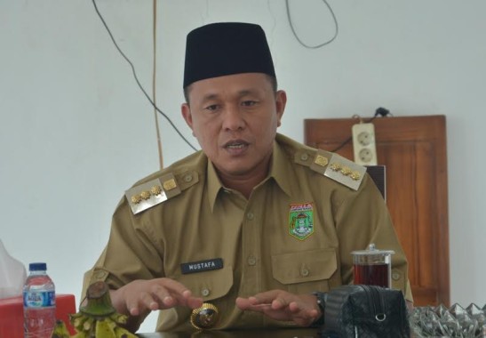 Bupati Lampung Tengah Mustafa | Raeza/jejamo.com 