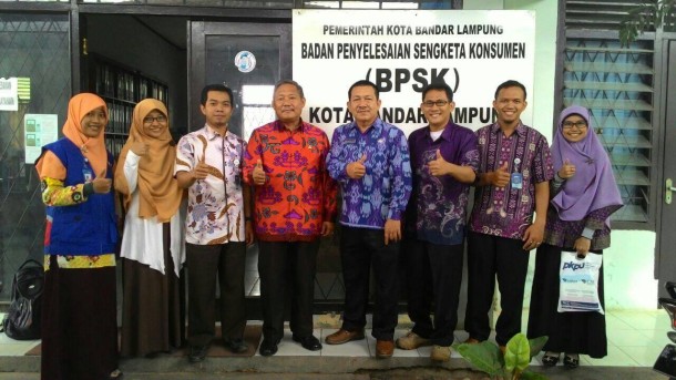 Pengurus PKPU Lampung berkunjung ke Dinas Koperasi, Perindustrian, dan Perdagangan (Koperindag) Kota Bandar Lampung. | Ist 