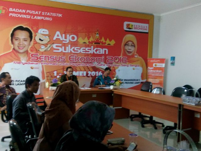 Jumpa pers BPS Lampung, Kamis, 15/12/2016 | Sugiono/jejamo.com