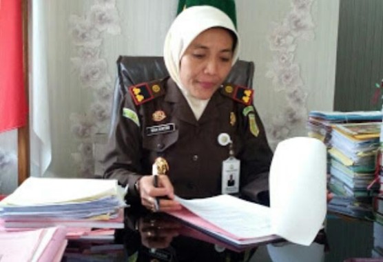 Kajari Lampung Tengah Nina Kartini. | Raeza/Jejamo.com