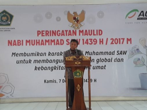 Erie Sudewo dari ACT Isi Maulid Nabi di Kemenag Lampung, Ini Ceramahnya