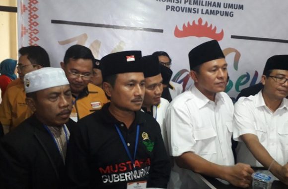 Pendaftaran Cagub, Sebanyak 250 Personel Kepolisian Amankan Kantor KPU Lampung