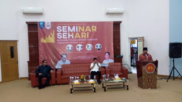 FISIP Unila Gelar Seminar Sehari Sambut Pilgub Lampung 2018