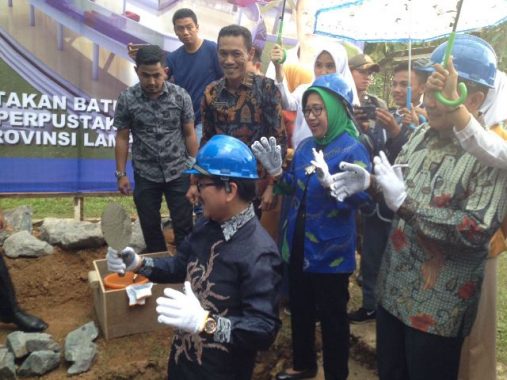 Pembangunan Perpustakaan Modern Lampung Dimulai, Target Selesai Tahun 2019