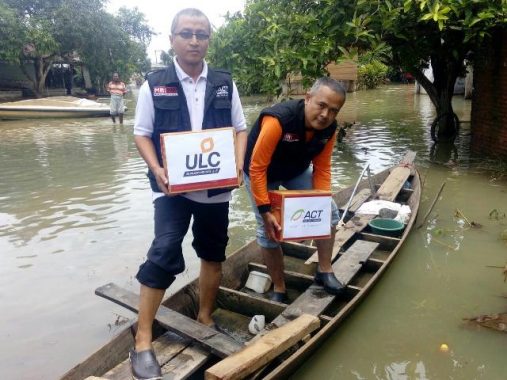 ACT Lampung dan Ulun Care Lampung Bantu Korban Banjir