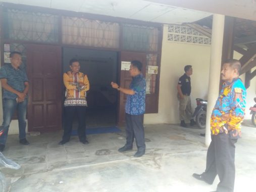 Wakil Bupati Tulangbawang Barat Fauzi Hasan Sidak