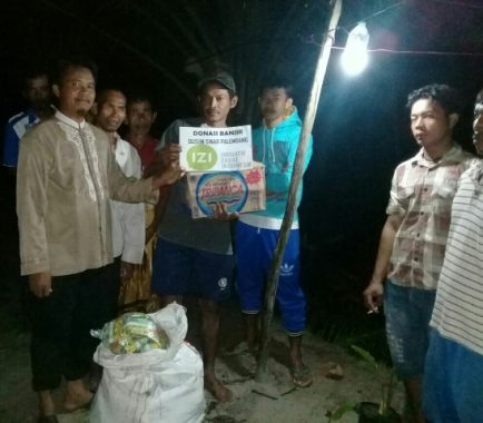 IZI Lampung Salurkan Bantuan Korban Banjir Dente Teladas