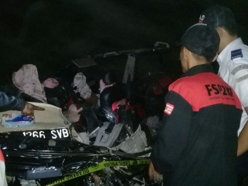 Kecelakaan Beruntun di Desa Tarahan Lampung Selatan, 5 Tewas