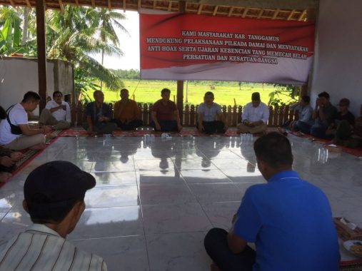 Kamtibmas Personel Polda Lampung Silaturahmi dengan Tokoh dan Masyarakat Tanggamus