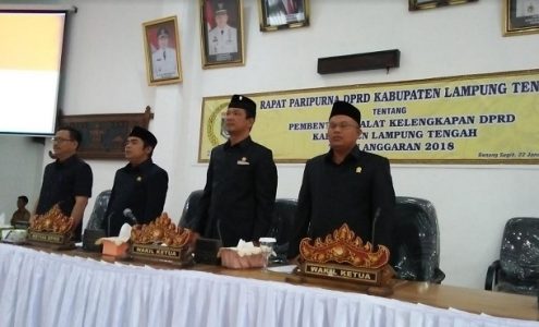Advertorial: DPRD Lampung Tengah  Paripurnakan AKD Tahun 2018