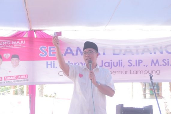PILGUB LAMPUNG: Kampanye di Tanjung Bintang, Ahmad Jajuli Komitmen Naikkan IPM