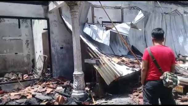 Salon Intan di Gunungterang Bandar Lampung Terbakar, Luka Mendalam bagi Ade